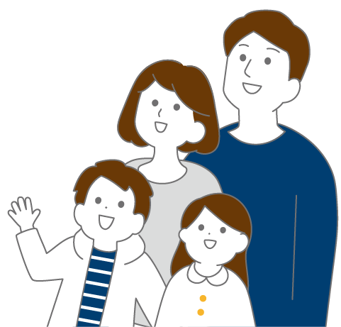 家族のイラスト